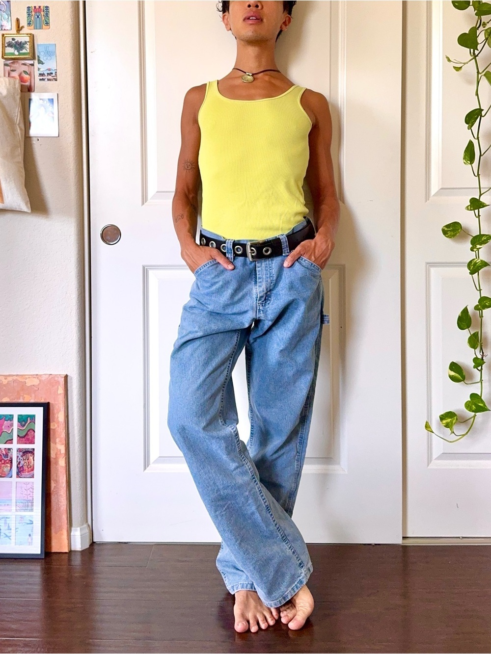 Vintage Lee Loose Fit Carpenter Jeans
